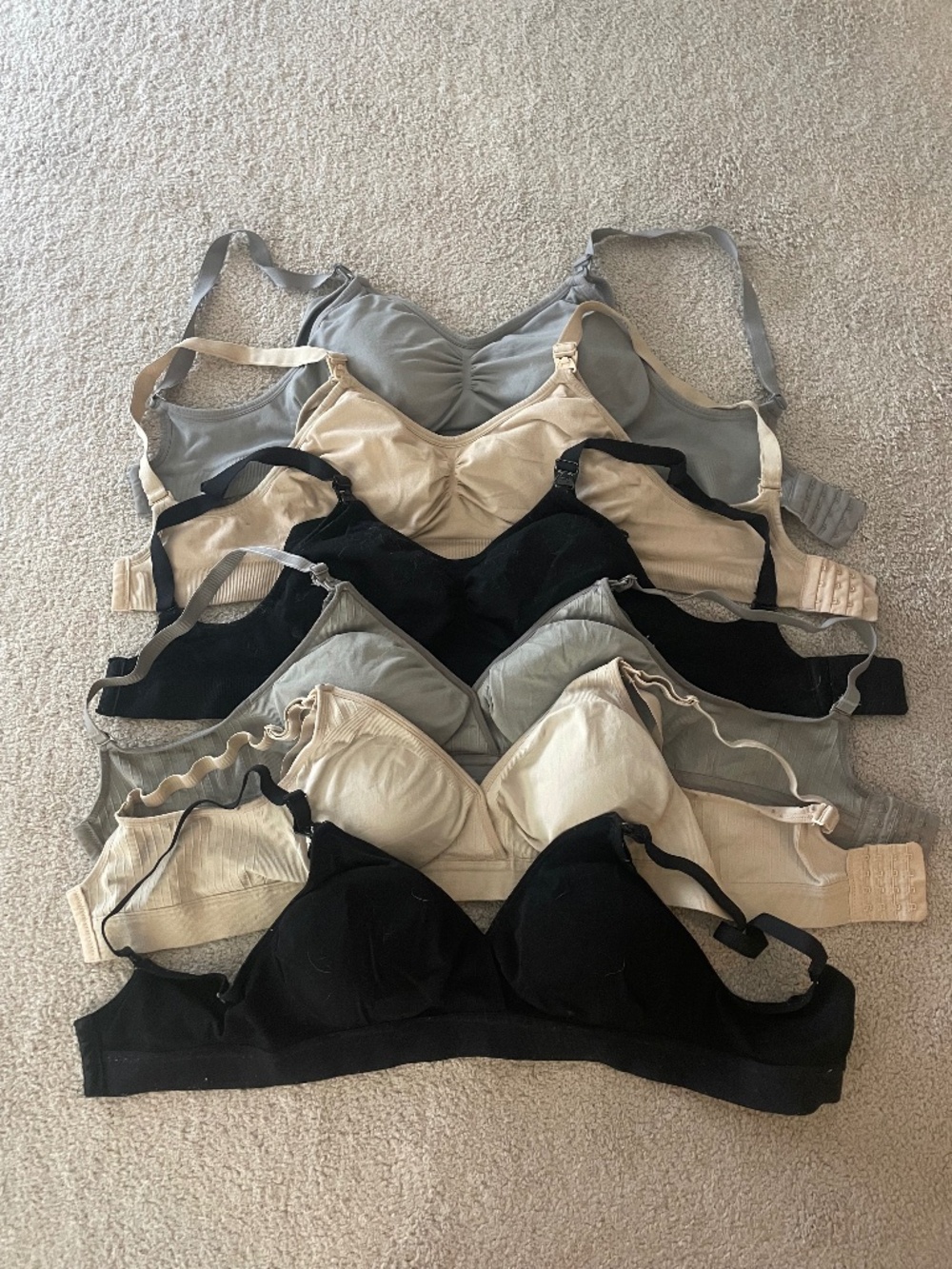 6 nursing bras (size M)